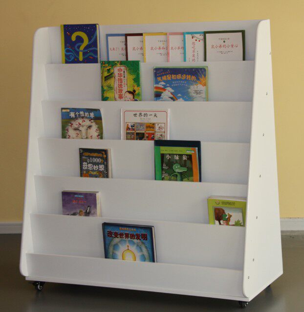 书架儿童儿童书minu绘本幼儿园阅览架图书期刊展示架儿童储物架