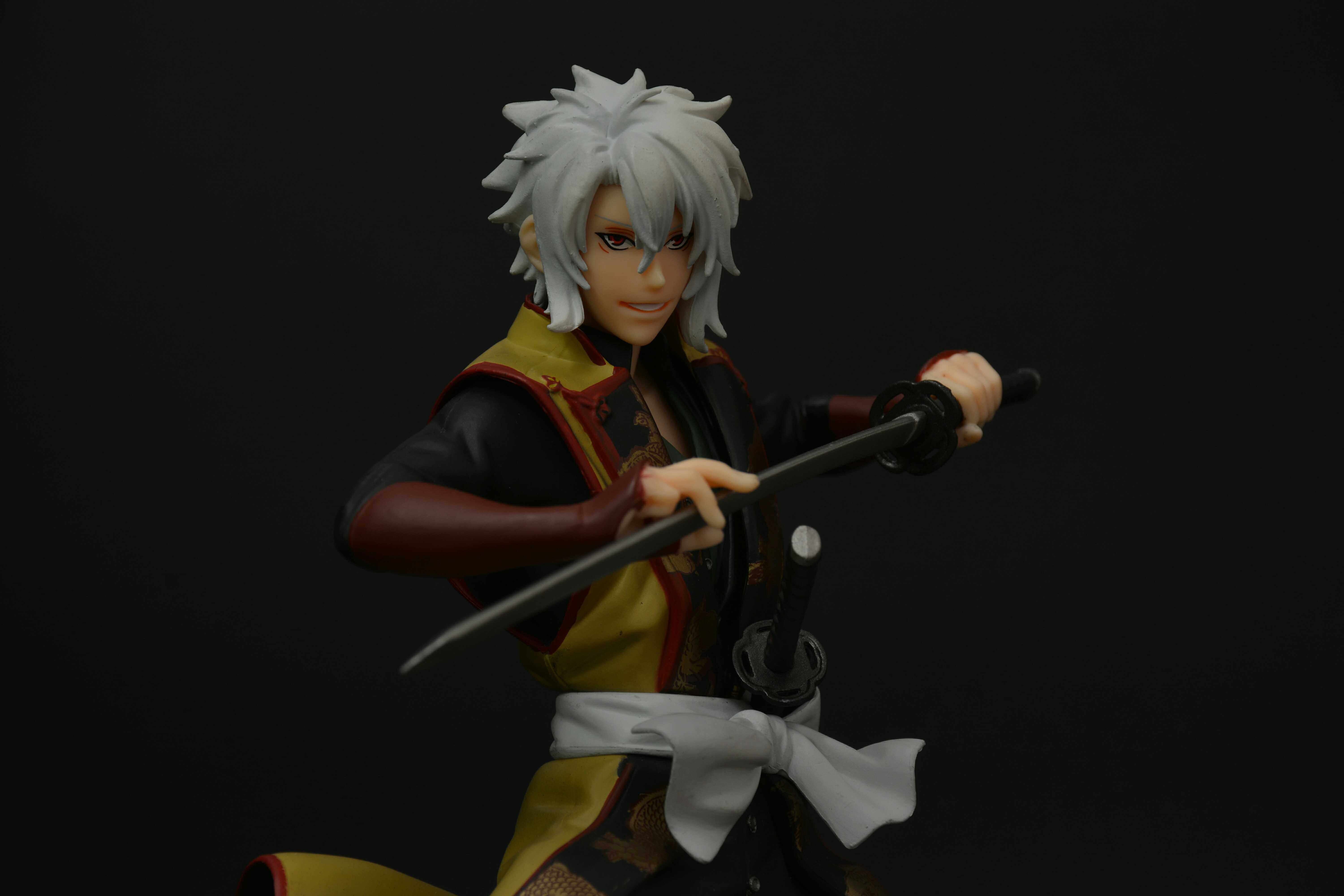 sega世嘉正版薄樱冲田总司景品手办白发罗刹手办