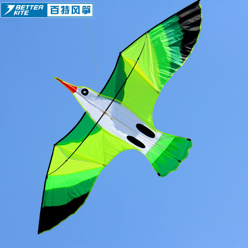 风筝撑杆潍坊百特微风风飞新款造型线轮成人风筝