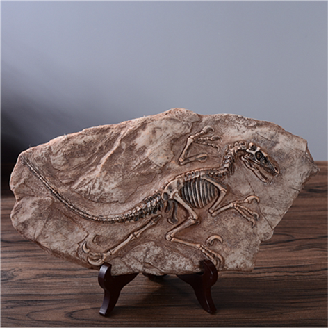 树脂仿真恐龙摆件化石模型动物标本手办工艺品复古创意博物馆收藏