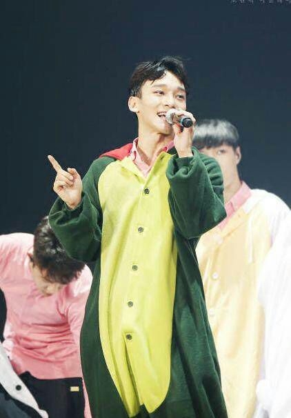 金钟韩国exo同款卡通动物连体睡衣do仁张睡衣