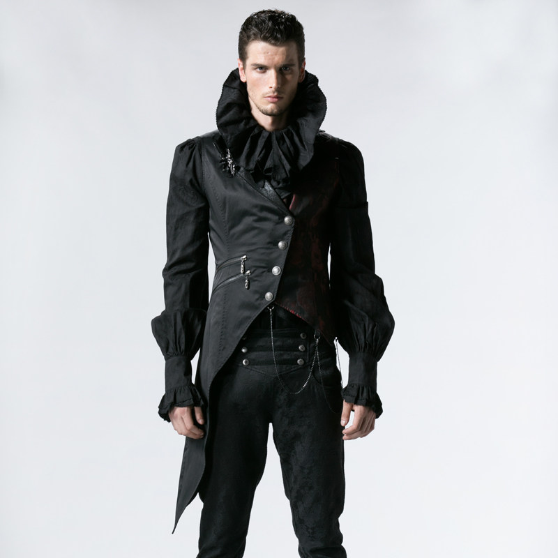 魔叹punkrave视觉歌特gothic伯爵王子中性马甲背心