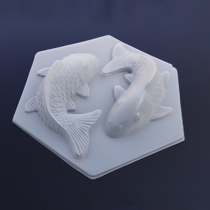 模具塑料鱼模布丁蛋糕金鱼形状果冻冰皮月饼烘焙模具