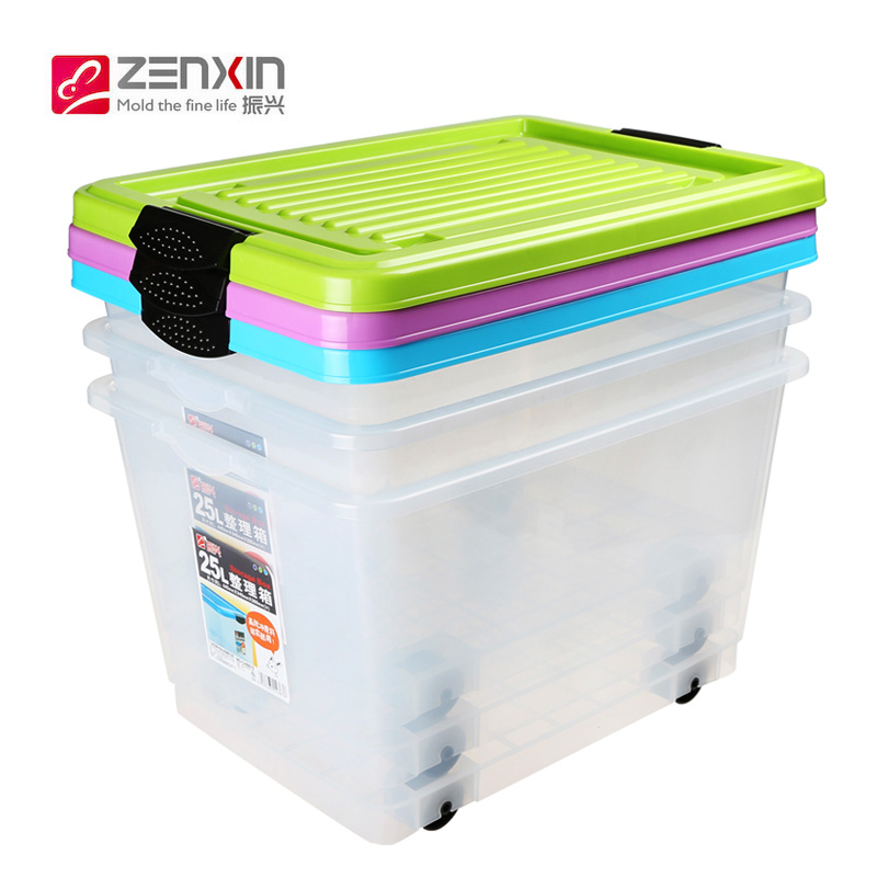 childrens plastic storage boxes with lids