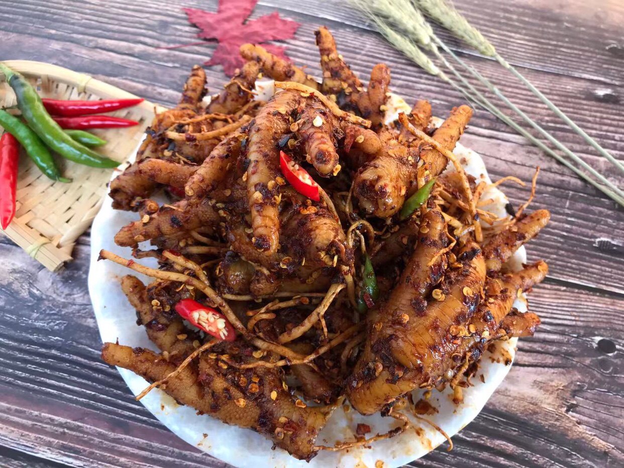 网红佤味苤菜麻辣鸡脚云南土特产手工腌制休闲其他食品