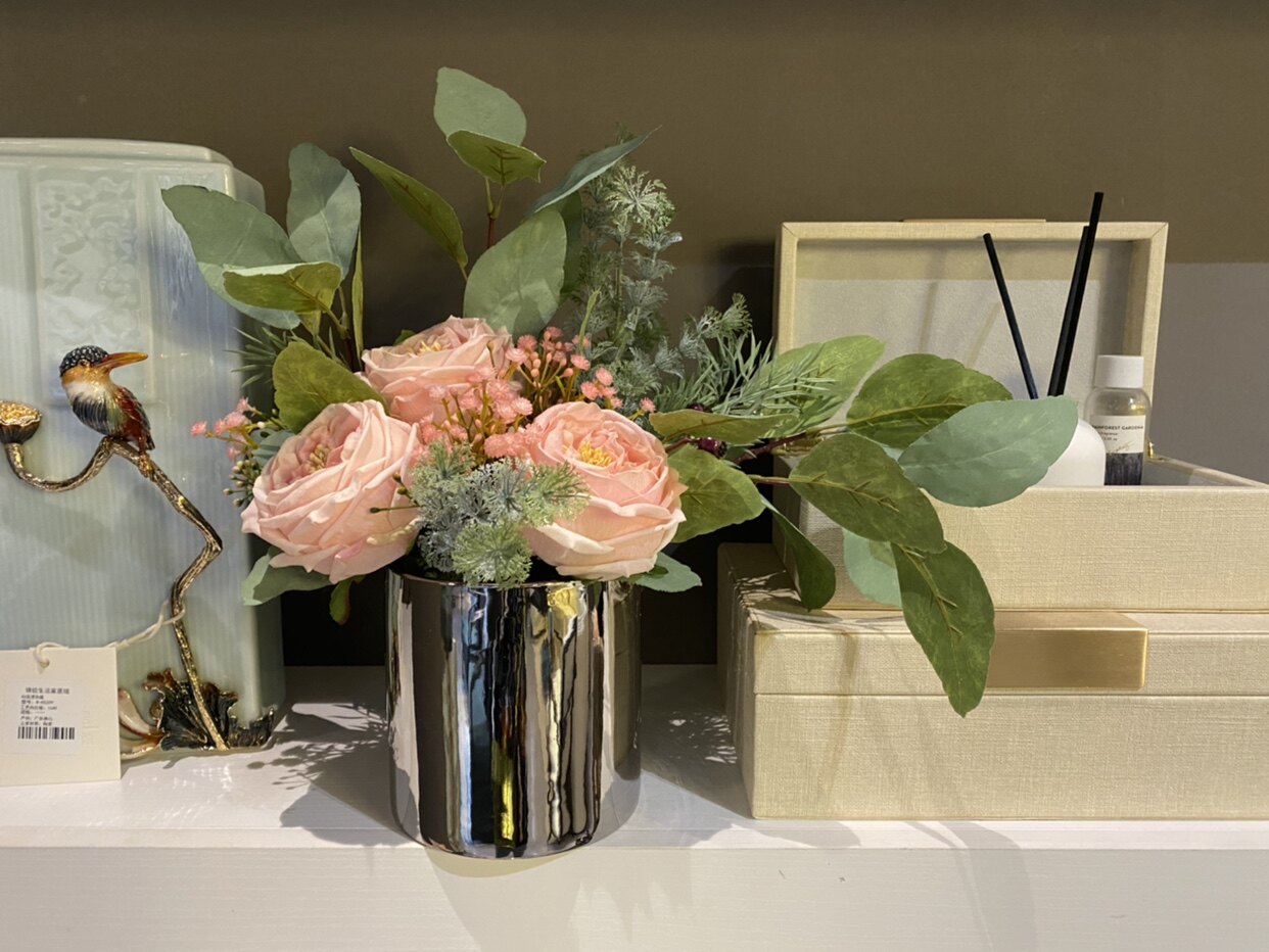 仿真花假摆件套装台面摆设花艺装饰酒店绢花仿真花