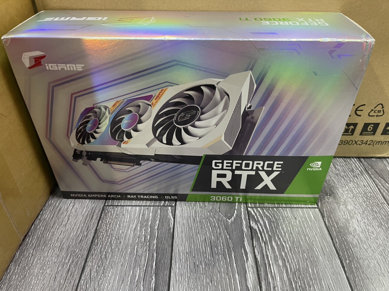 七彩虹colorful3060tiultraoc白色lhr电脑台式机游戏显卡