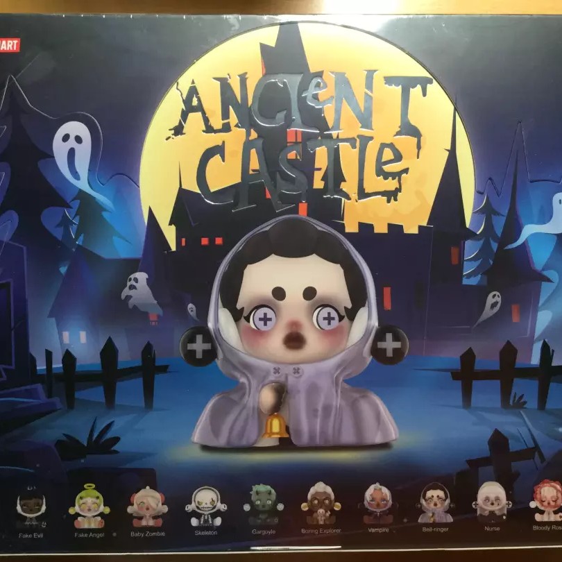 现货skullpanda密林古堡sp盲盒手办潮玩泡泡玛特血色潮玩盲盒