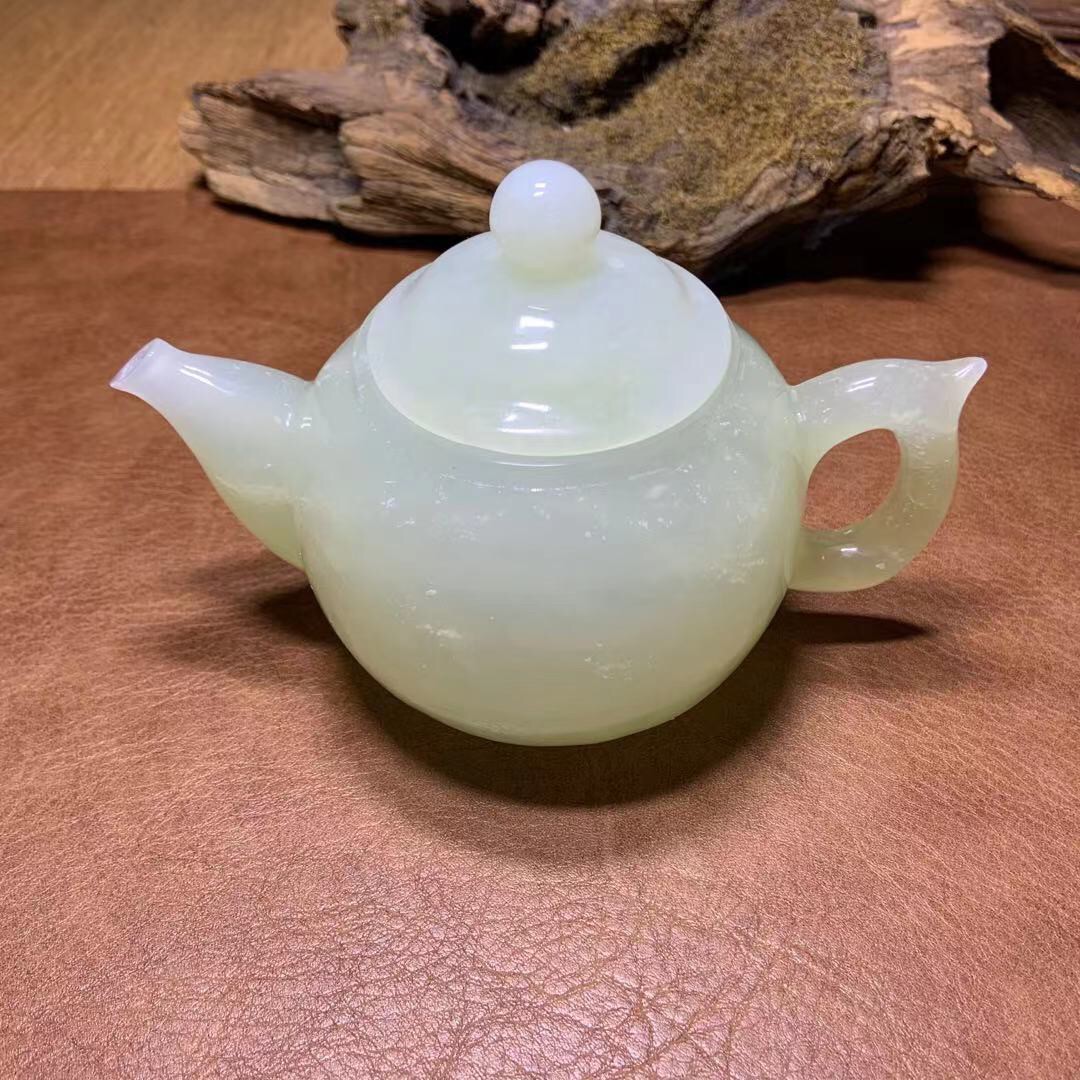 新款玉石岫玉茶具茶壶茶杯功夫功夫茶茶道用品珠宝奇石