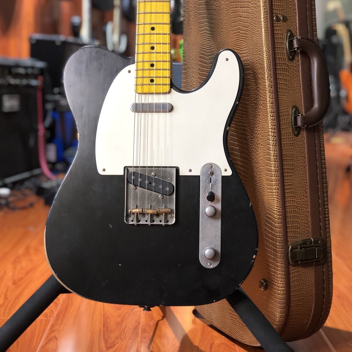 吉他美产tele做旧轻度t57手工guitarsnash五周年吉他电吉他