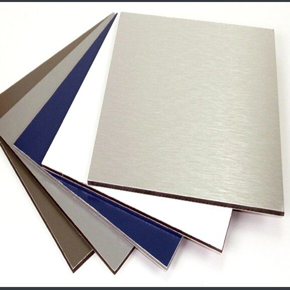 3mm8丝好熟料高光铝塑板室内装修尺寸定做加工广告牌铝塑板