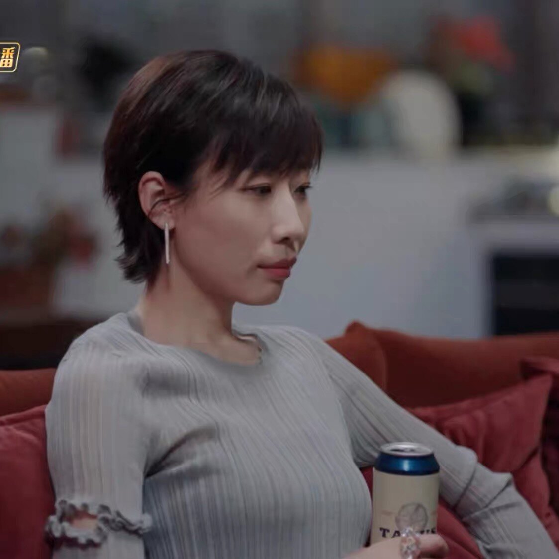 他乡挺好好的任素汐纪南嘉同款纯色长袖针织衫气质毛针织衫