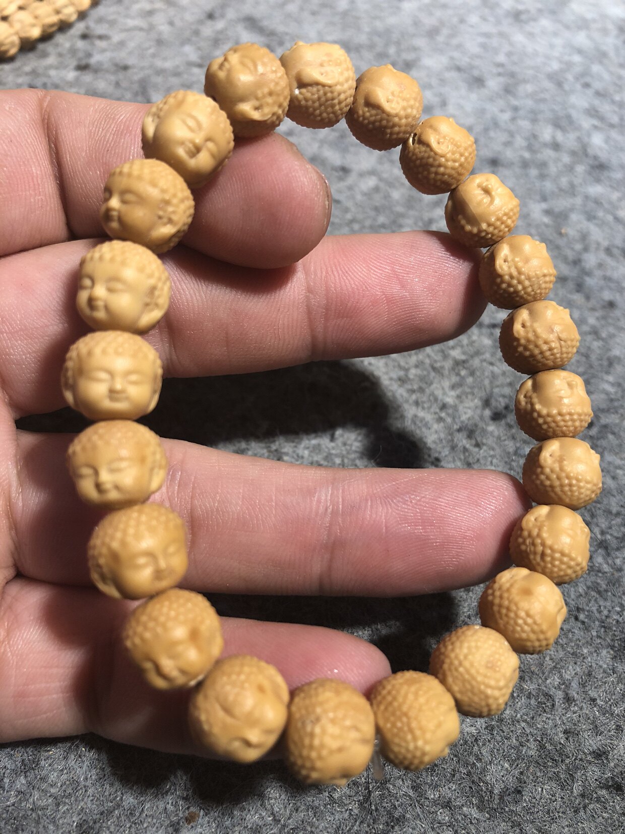 猴头雕刻手串宝宝宝贝尺寸佛珠