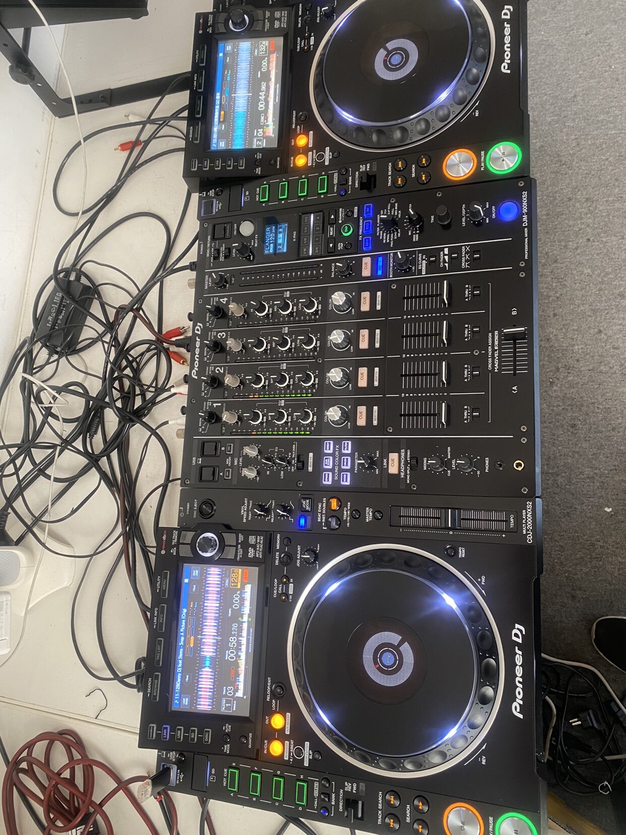 先锋混音台三代djm900nxs2cdj2000nxs2碟机打碟机