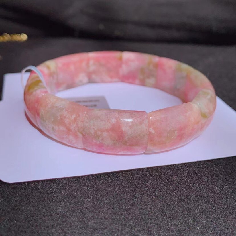 蜜桃宽厚68mm137规格舒俱果冻冰透玉化手牌手镯