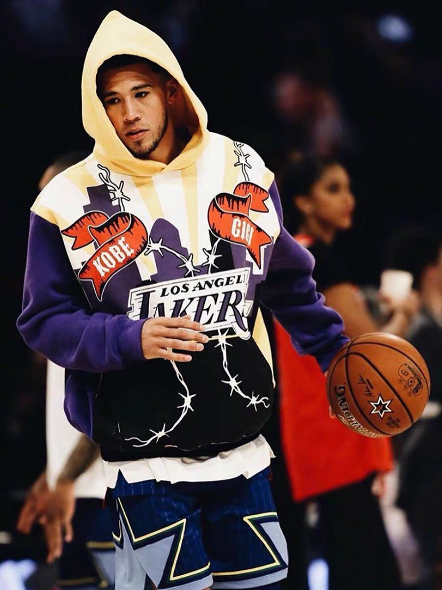 德文布克纪念科比gigi卫衣湖人明星致敬曼巴卫衣