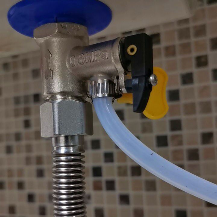 流管适用万和美的电热水器安全阀排水管减压泄压导流进水软管