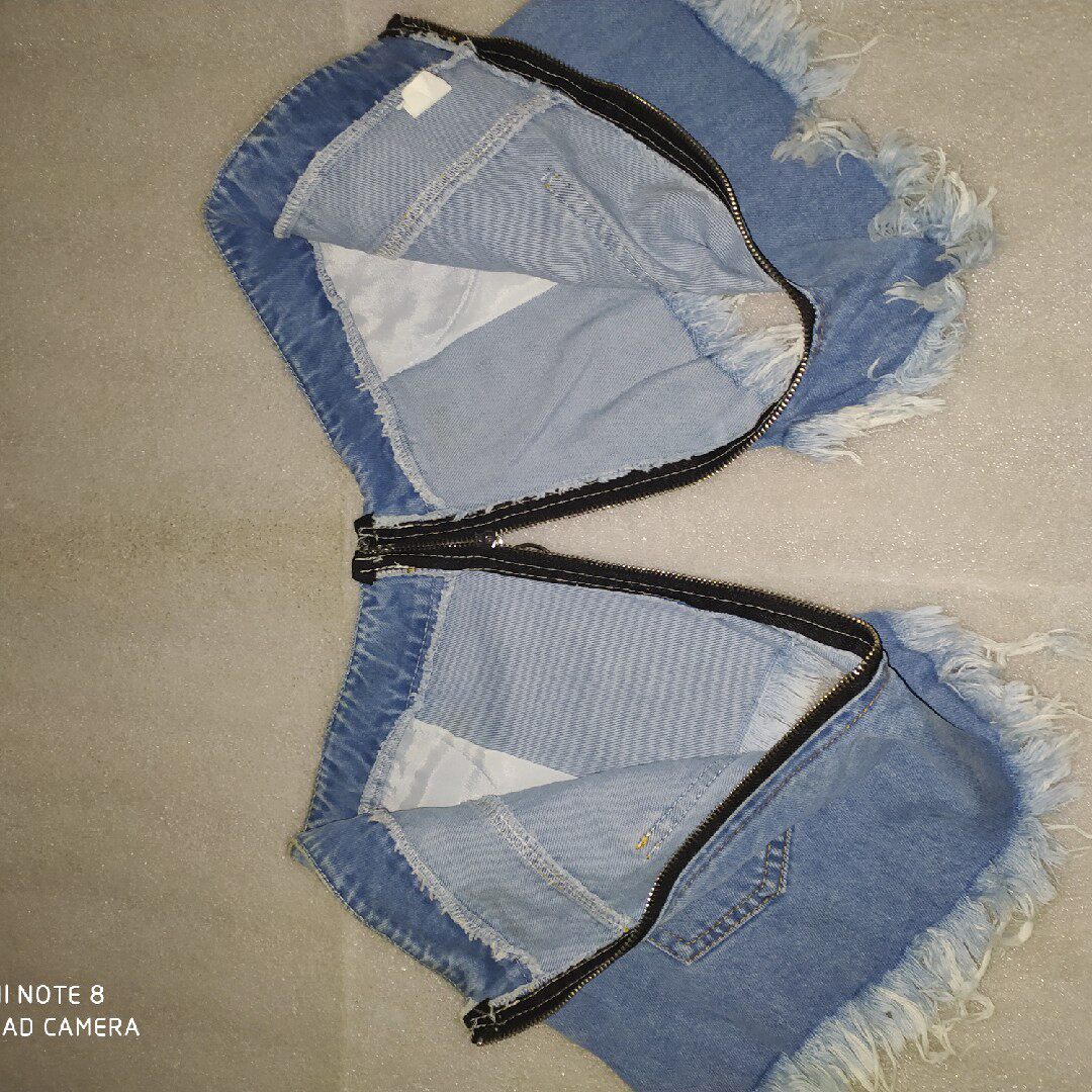 拉链开裆80cm臀部户外免脱牛仔裤在后在后面面的牛仔裤