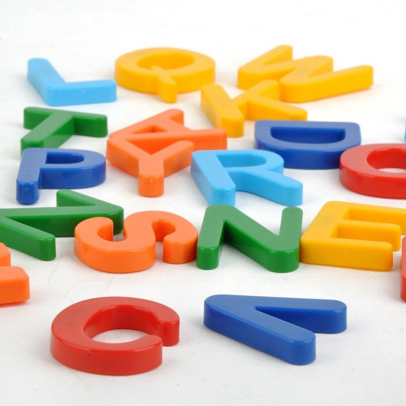 字母多色磁性儿童益智玩具磁力26个英文大小写磁性贴