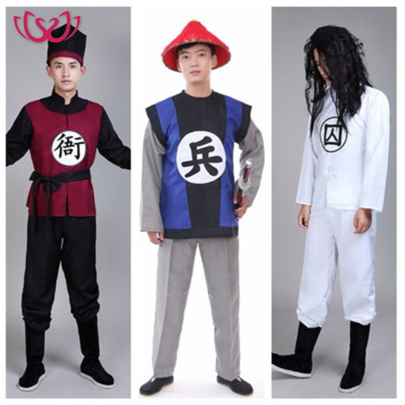 古代服装小兵清代兵服衙差装演演出服衙门兵卒民族服装