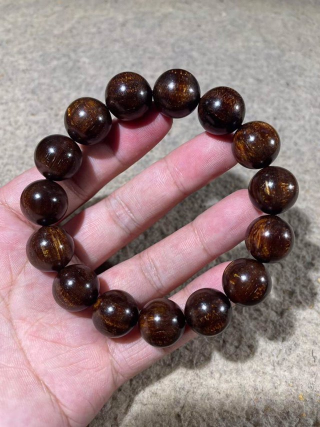 巴布亚贡犀角玉化油带龙鳞手串手链念珠佛珠手链