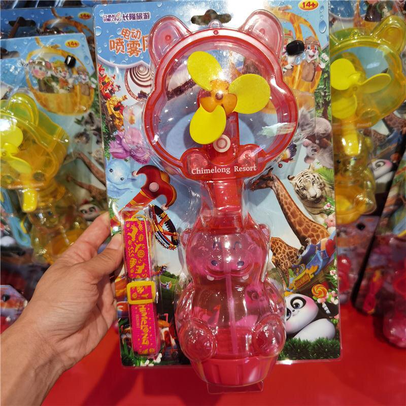 广州长隆玩具纪念品大象河马造型喷水喷雾挂脖其它玩具