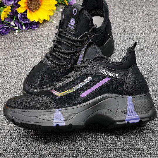 春达2020新款秋季运动运动鞋鞋内增高厚底防滑单鞋