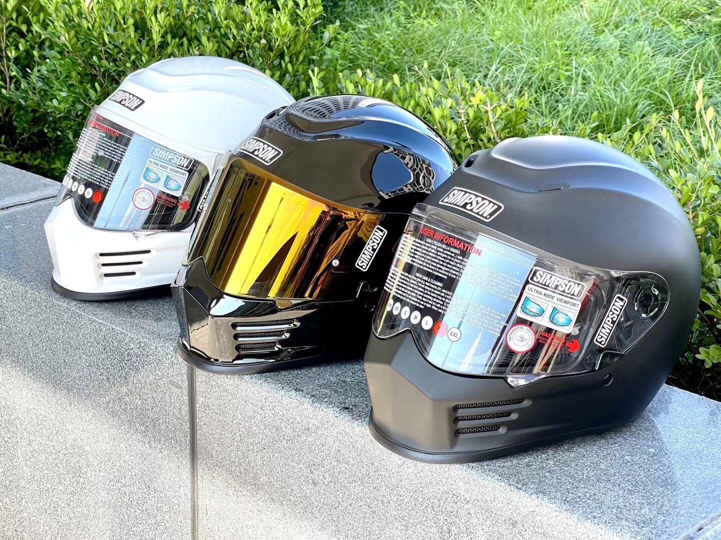 simpson辛普森极速悍匪黑色全盔哈雷印第安抬头ds电动车头盔