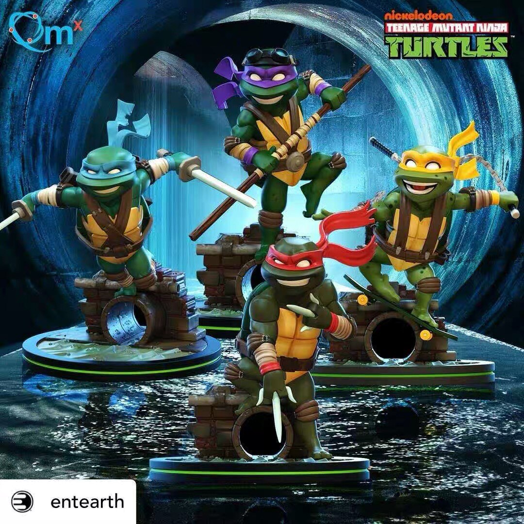 big9正版现货qmxqfig忍者神龟四兄弟套装手办手办