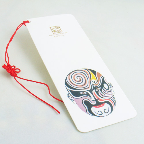 国粹京剧脸谱书签古风风中国风创意古典流苏纸质书签