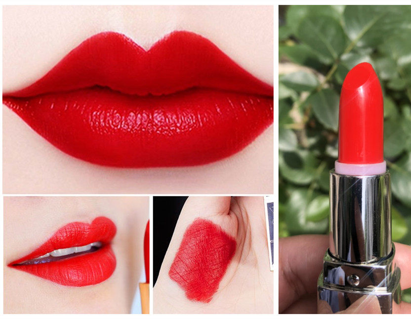 儿童六一演出舞台台大红色口红正红显色持久唇膏