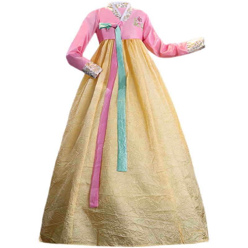 韩服朝鲜族韩国宫廷改良传统大长今裙子舞蹈演出服民族服装