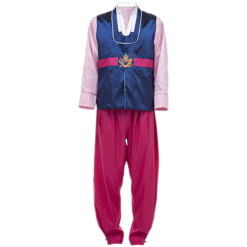 韩国改良传统民族服饰朝鲜族服装大长今韩服男成人古装舞蹈演出服