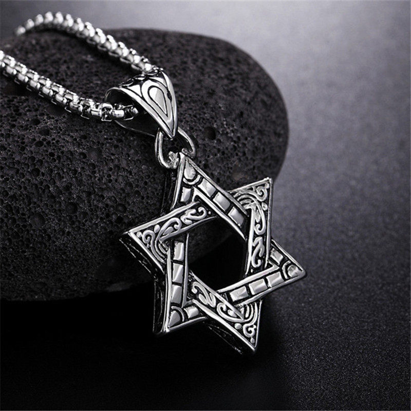 六芒星钛钢项链elio王俊凯同款callmebyyourname以我的名字呼唤你