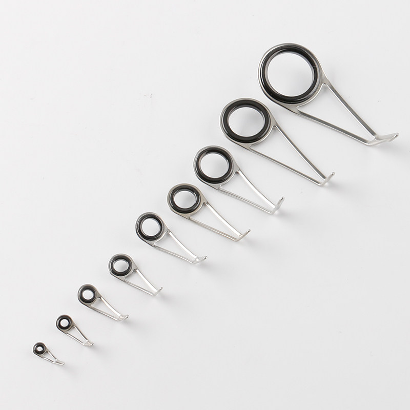 过线不锈钢单脚导环路路亚竿导环diy渔具环鱼套环其他垂钓用品