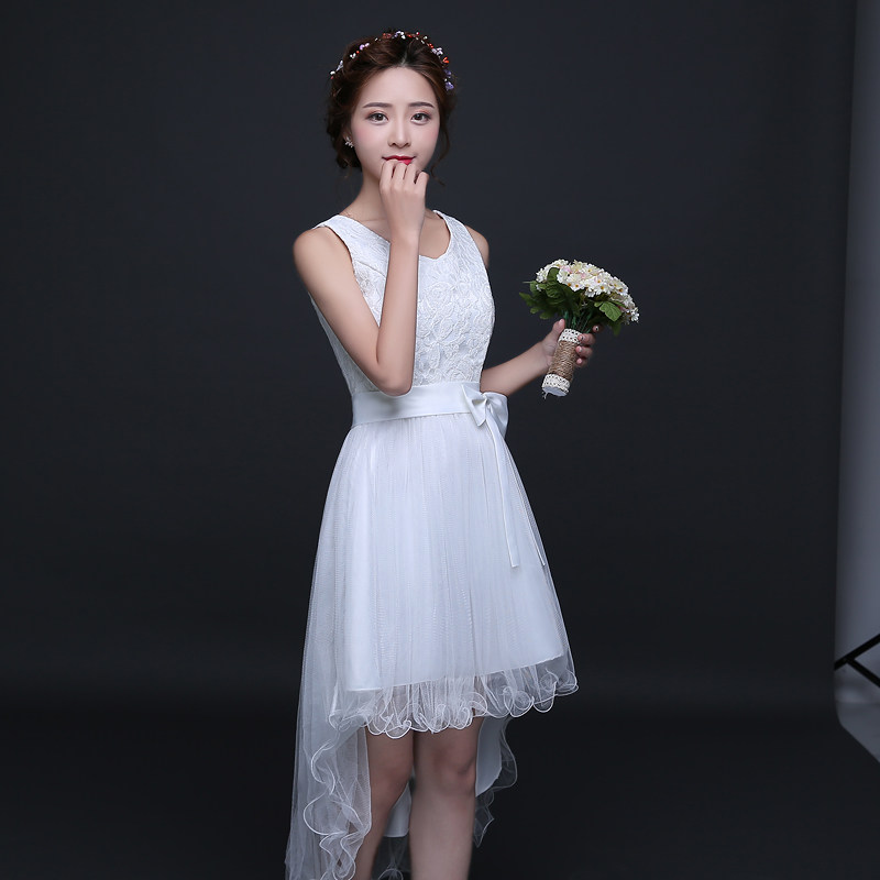 62折距离结束: 去淘宝抢购>> 收藏 推广赚0元  伴娘短款修身宴会