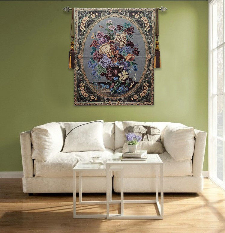 新一派比利时挂毯客厅卧室壁毯餐厅装饰画欧式古典挂毯