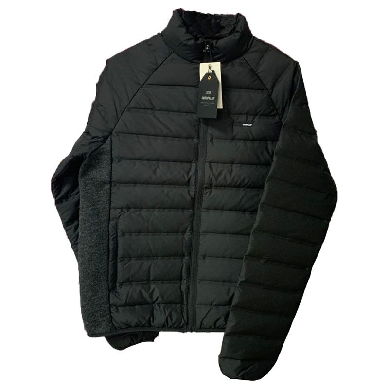 cat卡特男羽绒服超轻保暖拼接休闲短款羽绒服