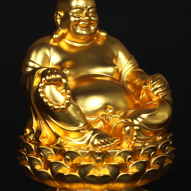 金馨豪品黄金铸金紫铜古法金紫铜大肚供奉家居摆件摆件
