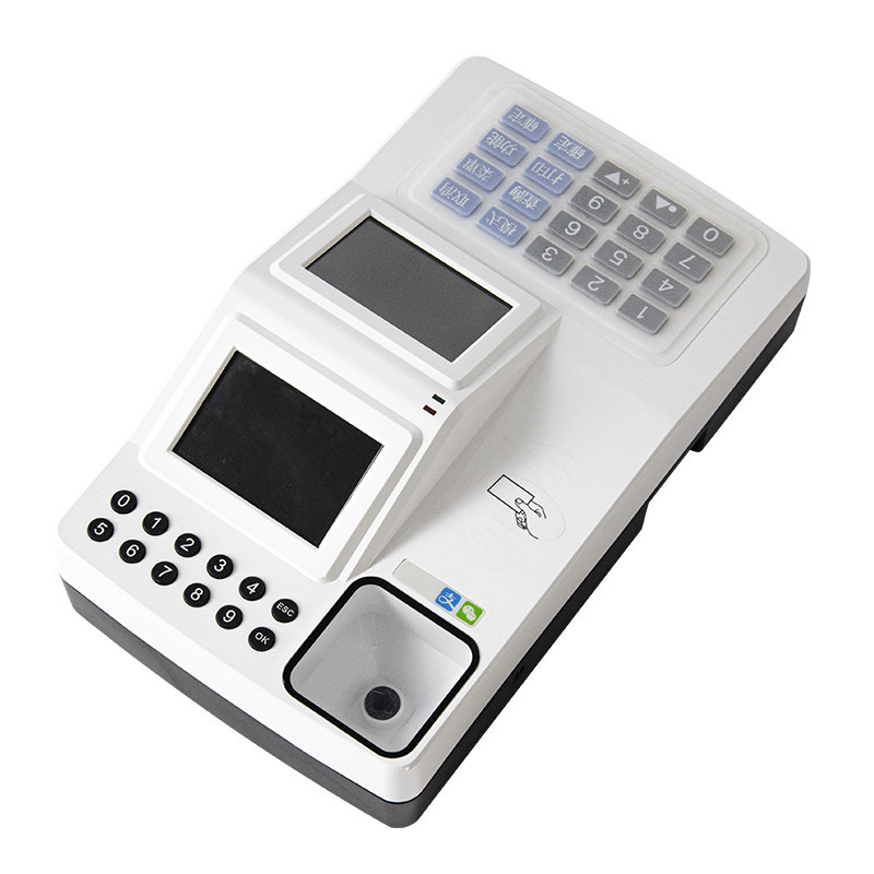 奥家饭卡机收费机一体台式充值打卡机饭堂ic售饭机消费机