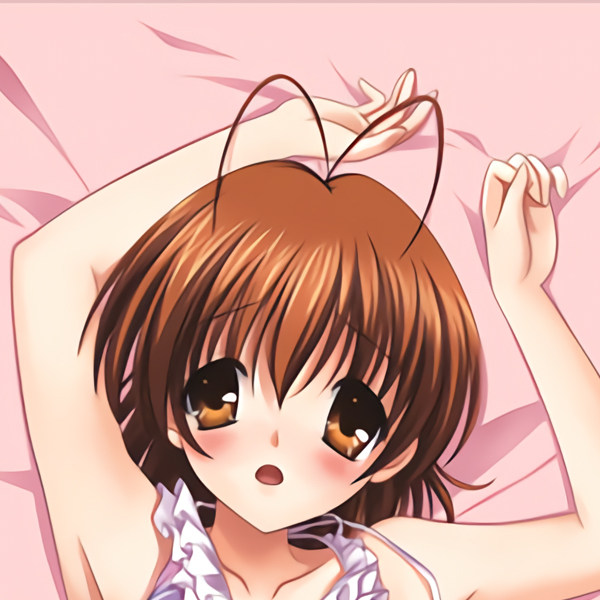 抱枕clannad团子小镇家族古河动漫身长靠垫枕头套动漫毛绒