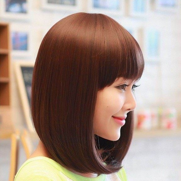 假发短发刘海蓬松bobo帅气梨花花头微卷波波日常整顶假发