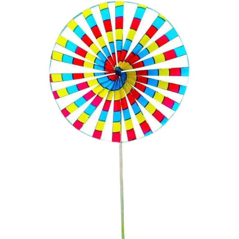 风车热卖传统复古老北京炫彩亮色儿童手拿玩具风车