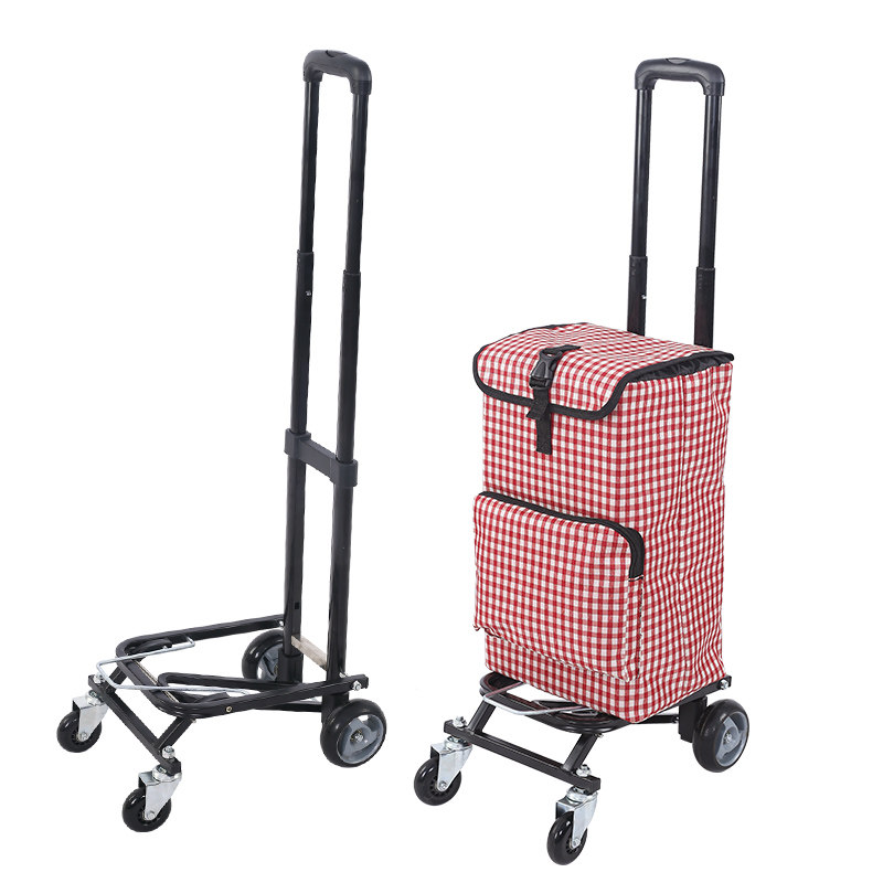 买菜车小拉车购物车推车家用拖车折叠拉杆车便携拉货车爬楼手拉车