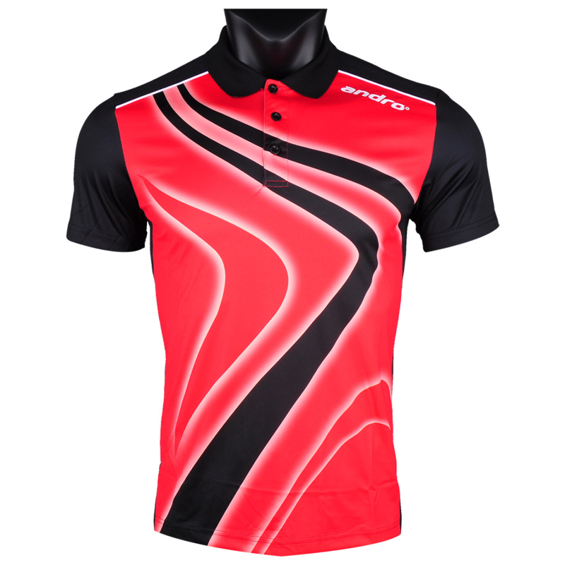 andro岸度302224乒乓球服装比赛运动服队服短袖球衣乒乓球服