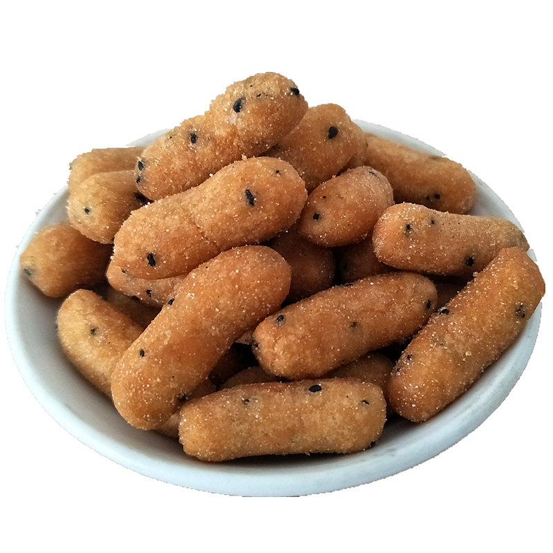 新款恭城麻旦果条形芝麻油脆果手工油炸零食广西桂林特产10包包邮