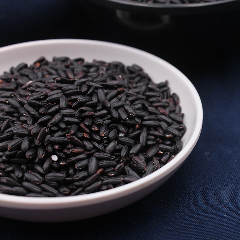 新米东北黑米农家自产五谷杂粮黑香米大米粥黑糙米散装10斤装包邮