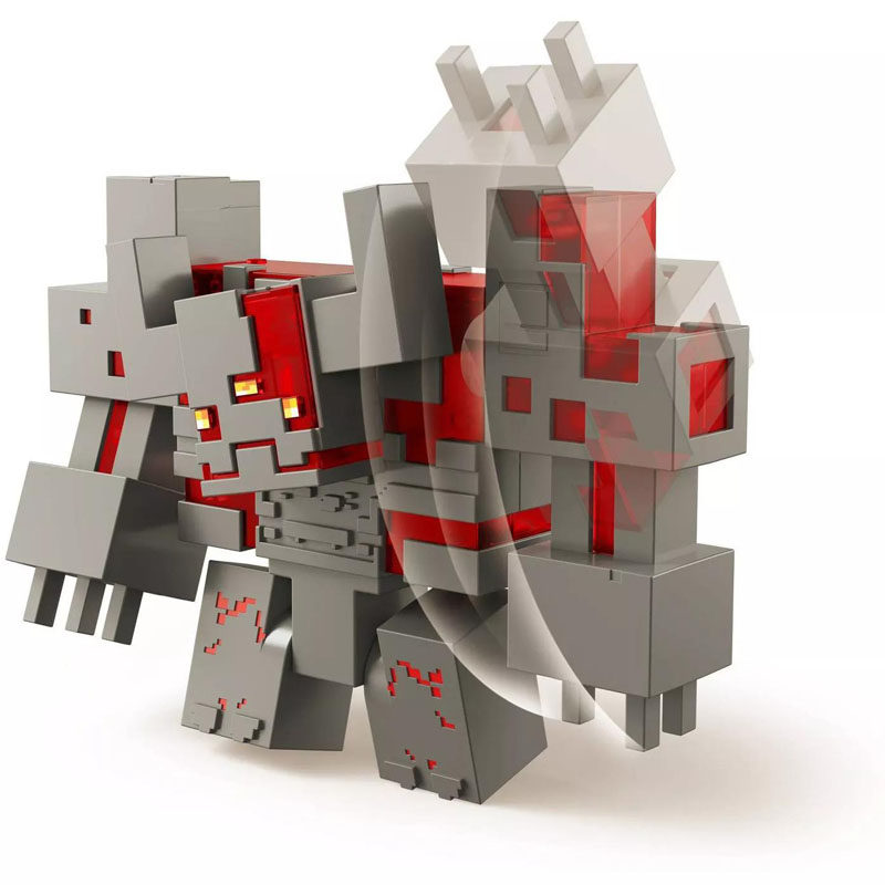 minecraftdungeons我的世界地下redstone怪兽公仔手办2022手办