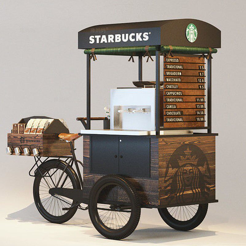 户外促销咖啡餐车摆摊商场结婚礼甜品车美美食餐车