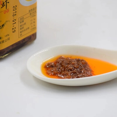 山东威海特产海鲜酱海洋红力量正宗即食小鲜虾海虾酱160g*2